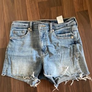 Cutoff style banana republic shorts